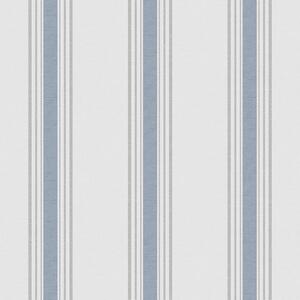 Vliesová tapeta na zeď, modrá, pruhy, 9810-1, Essential Stripes, ICH Wallcoverings