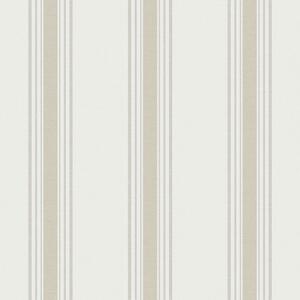 Vliesová tapeta na zeď, béžová, pruhy, 9810-2, Essential Stripes, ICH Wallcoverings