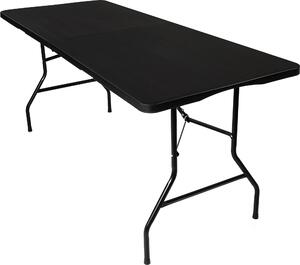 Zahradní skládací stolek BESTIF BST03 erný 180x70x74 cm – lehký a vododolný