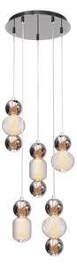 Maytoni Závěsné LED svítidlo DROP, 80W, Ø 43 cm, CRI80 Barva: Chrom