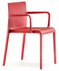 PEDRALI - Židle VOLT 675 DS s područkami - červená