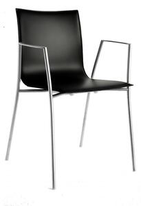 LAPALMA - Židle THIN S15 s područkami, kožená