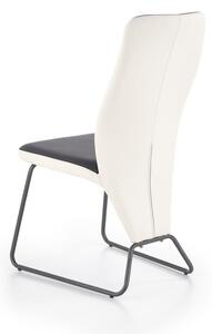Jídelní židle K300 Halmar Černá / bílá