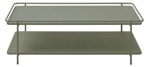 Zelený kovový konferenční stolek 55x110 cm Yuba – Unique Furniture