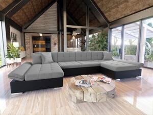 Sedací souprava Agata, Potah: ekokůže Soft 011 (černá) + Soul 17 5903211400179