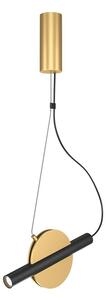 Maytoni Závěsné LED svítidlo ENIGMA, 5W, Ø 30 cm, CRI90 Barva: Zlatá