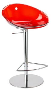 PEDRALI - Barová židle GLISS 970 červená - VÝPRODEJ - sleva 20 %