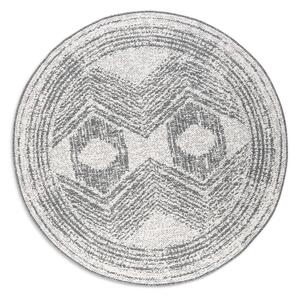 Krémovo-šedý kulatý venkovní koberec ø 200 cm Gemini – Elle Decoration