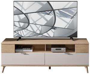 KOMODA POD TELEVIZI, barvy dubu, kašmírová, 160/56/44 cm Stylife - TV stolky & komody pod TV