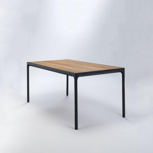 Houe Denmark - Stůl FOUR, 160 cm, bambus / černý rám