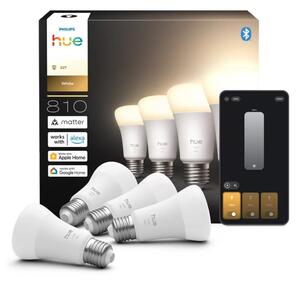 SADA 4x LED Stmívatelná žárovka Philips Hue WHITE E27/7W/230V 2700K
