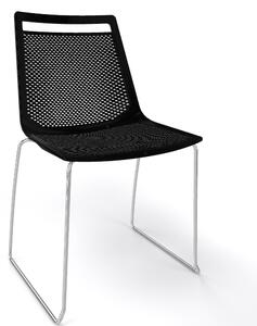 GABER - Židle AKAMI S, černá/chrom