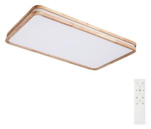 Brilagi - LED Stmív. svítidlo MOLINA SQUARE LED/128W/230V dub 90x60 cm + DO