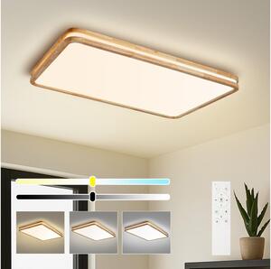 Brilagi - LED Stmív. svítidlo MOLINA SQUARE LED/128W/230V dub 90x60 cm + DO