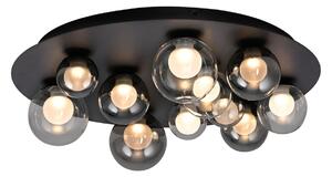 Stropní Lampa PURE, Popup, stmívatelné, Šedá, Obývací pokoj, Kov