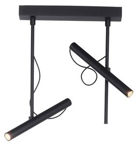Stropní Lampa PURE, Pure Tutua, stmívatelné, Černá, Obývací pokoj, Kov, Moderní