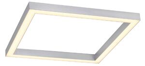 Stropní Lampa PURE, PURE Lines Square, stmívatelné, Metalická, Obývací pokoj, Kov, Moderní