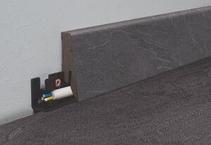 Lišta soklová Naturel černá, MDF, délka 260 cm, L58C8475