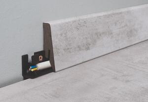 Lišta soklová Naturel stříbrná, MDF, délka 260 cm, L58C8478