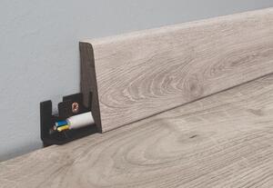 Lišta soklová Naturel šedá, MDF, délka 260 cm, L58C8477