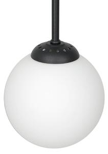 Milagro Lighting Stropní světlo Archie, černé, délka 68 cm, kov, 2ramenné, stmívatelný, Černá, Obývací pokoj / jídelna, kov