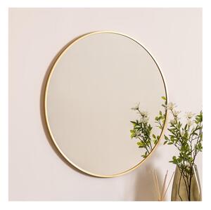 Atmosphera - Nástěnné zrcadlo ALICE pr. 70 cm zlatá