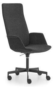 LAPALMA - Kolečková židle s vysokými zády UNO S248