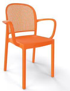 GABER - Židle PANAMA s područkami, oranžová