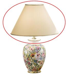 Kolarz 0014.S02- Náhradní stínidlo ke stolní lampě GIARDINO E27 pr. 40 cm béžová