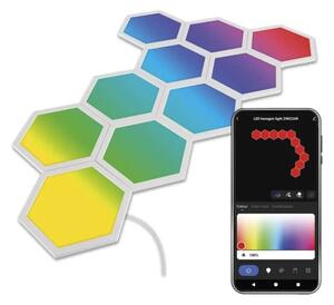 SADA 10x RGBIC Stmívatelný panel LED/1,9W/230V Wi-Fi Tuya
