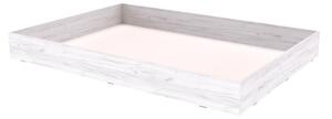 Úložný prostor pod postel - pevný Šířka 140 cm, Dub bělený