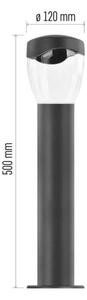 Venkovní lampa ARTEO 1xE27/15W/230V IP44 50 cm