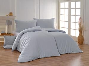 Povlečení Krep světle šedý Krep deluxe 1x 140/200, 1x 70/90