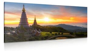 Obraz ranní východ slunce nad Thajskem