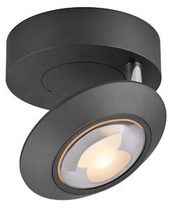 Stropní Lampa PURE, Oculis, stmívatelné, Černá, Obývací pokoj, Kov, Moderní