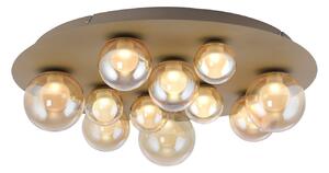 Stropní Lampa PURE, Popup, stmívatelné, Bronzová / starobylá mosaz, Obývací pokoj, Kov
