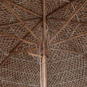 Bambusový slunečník se střechou z banánových listů Ø 270 cm
