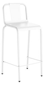 ISIMAR - Barová židle NÁPOLES nízká - bílá