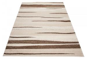Makro Abra Kusový koberec SARI 3437A krémový hnědý Rozměr: 120x170 cm