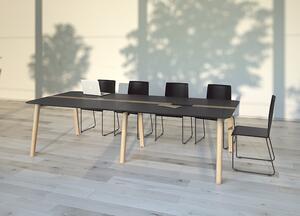 NARBUTAS - Jednací stůl NOVA WOOD HPL 120x120 cm