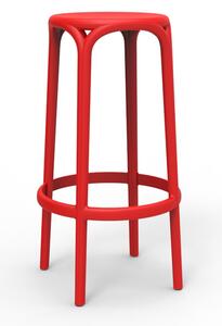 VONDOM - Barová židle BROOKLYN - červená