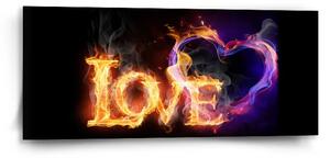 Sablio Obraz Love - 110x50 cm