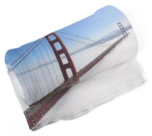 Sablio Deka Golden Gate v mlze - 150x120 cm