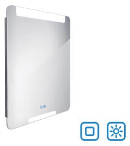 Nimco LED zrcadlo 10,5W, 60x80 cm se dvěma dotykovými senzory