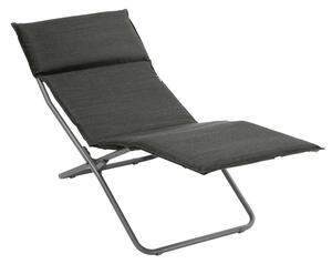 Skládací lehátko BAYANNE chaise lounge Hedona šedá Onyx