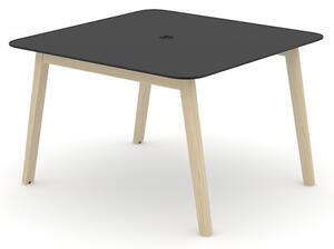 NARBUTAS - Jednací stůl NOVA WOOD HPL 140 x 140 cm