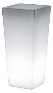 Plust - Svítící květináč KIAM pot, 35 x 35 cm - bílý