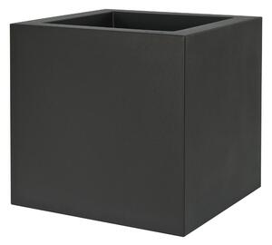 Plust - Designový květináč KUBE, 40 x 40 cm - černý