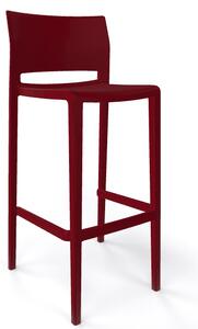 GABER - Barová židle BAKHITA - vysoká, vínová