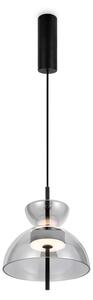 Maytoni Závěsné LED svítidlo BANGKOK kouřové sklo, 12W, Ø 25 cm, CRI80